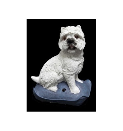 White West Highland Terrier Barking Dog With Sensor [376370]