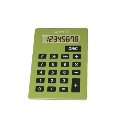 Green Topwrite Jumbo 8 Digit Calculator [969169]