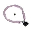 Pink Steel Bike Lock Chain 6mmx90cm [312330]