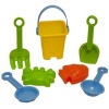 Yellow Sand Bucket Set 15cm 7pcs [319001]