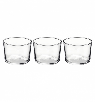 3 x Bormioli Rocco Bodega Glass Tumblers Sleeve Pack