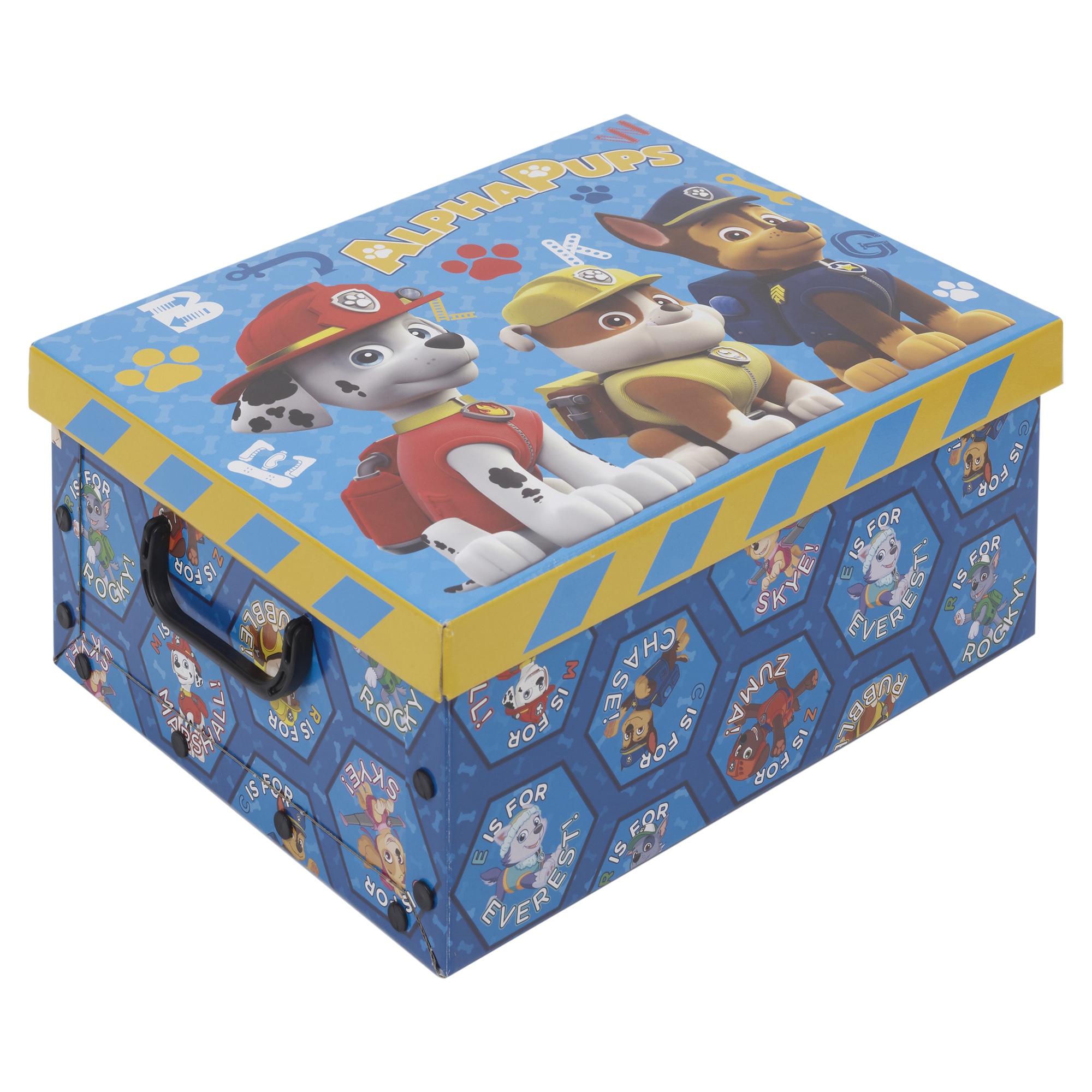 paw patrol storage bench