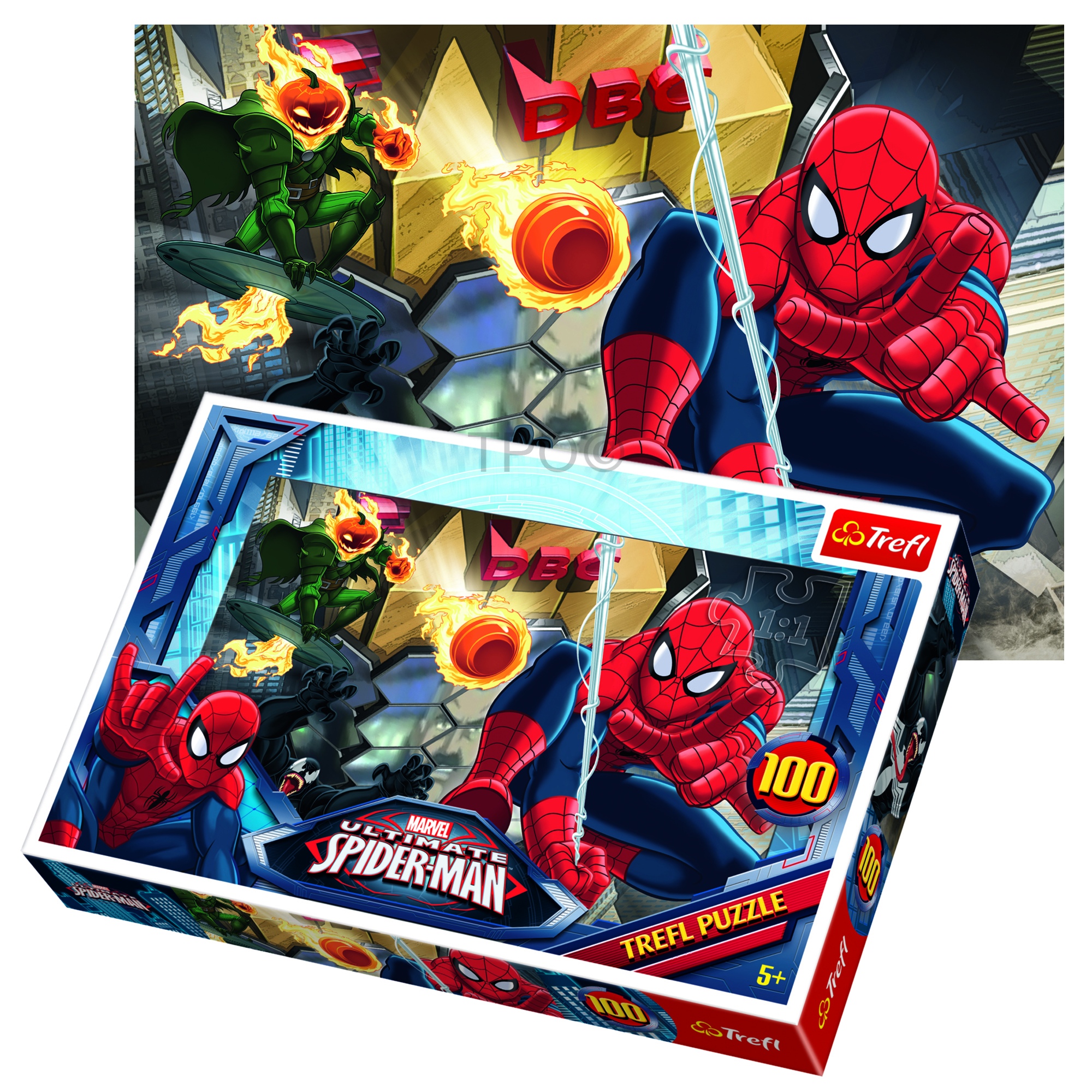 Trefl 100 Piece Kids Large Disney Marvel Spiderman