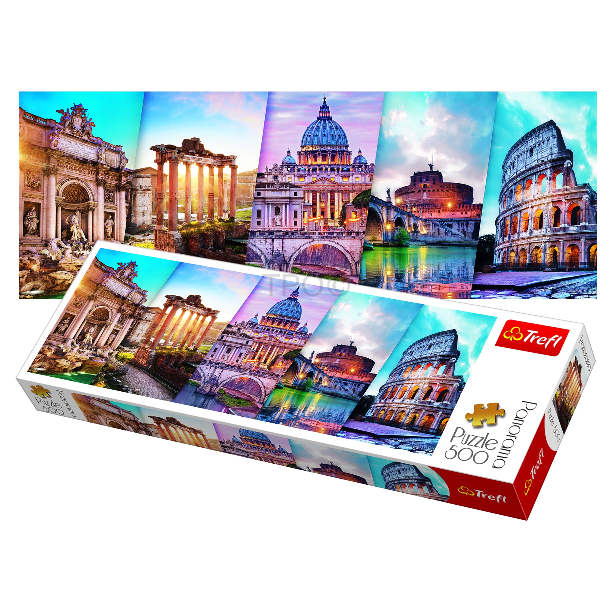 Trefl 500 Piece Panorama Adult Large Italy Tourist Attractions Jigsaw ...