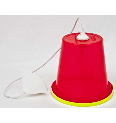 Lampshade Bucket - Red