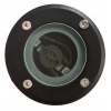 Eden Round Recessed Black Spot