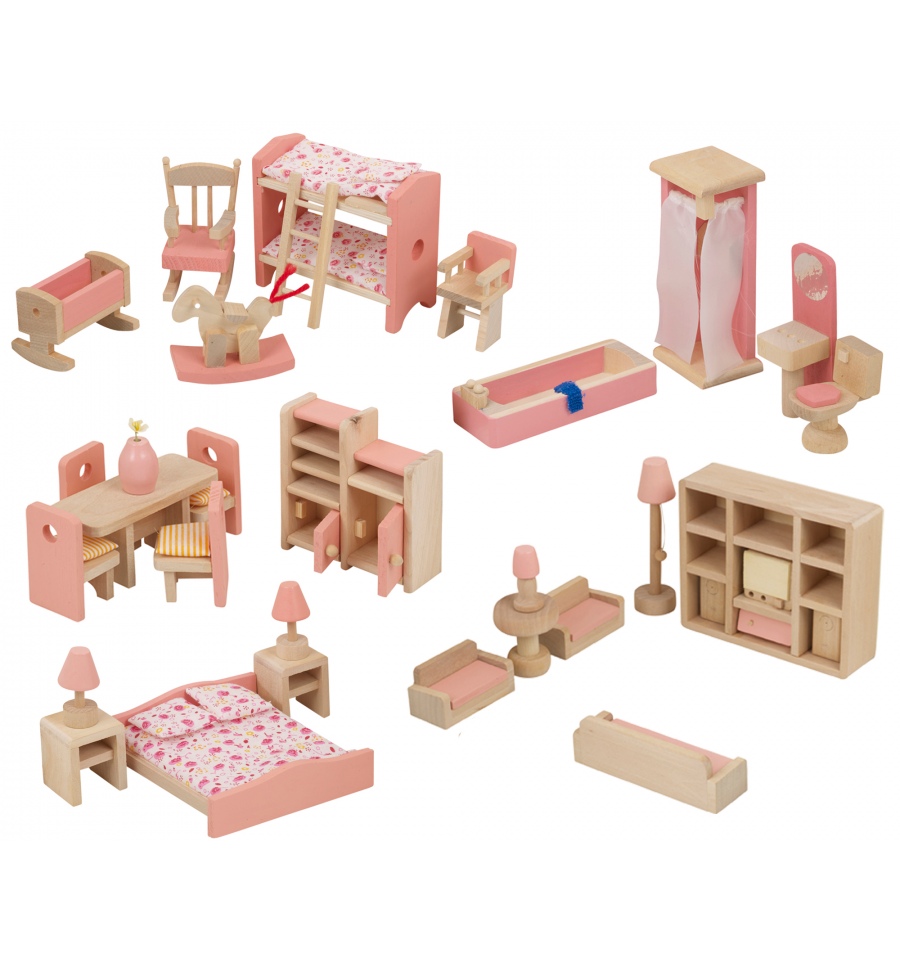 wooden dolls furniture