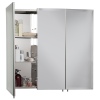 Croydex  Harper Stainless Steel Triple Door Cabinet [097941]