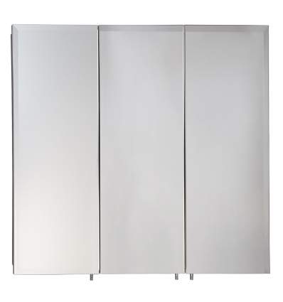 Croydex  Harper Stainless Steel Triple Door Cabinet [097941]