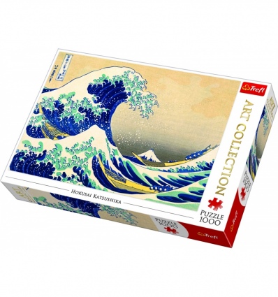 Puzzles - "1000 Art Collection" The Great Wave of Kanagawa  [10521]