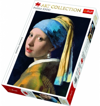 Puzzles - "1000 Art Collection" Girl with a pearl earring  [10522]