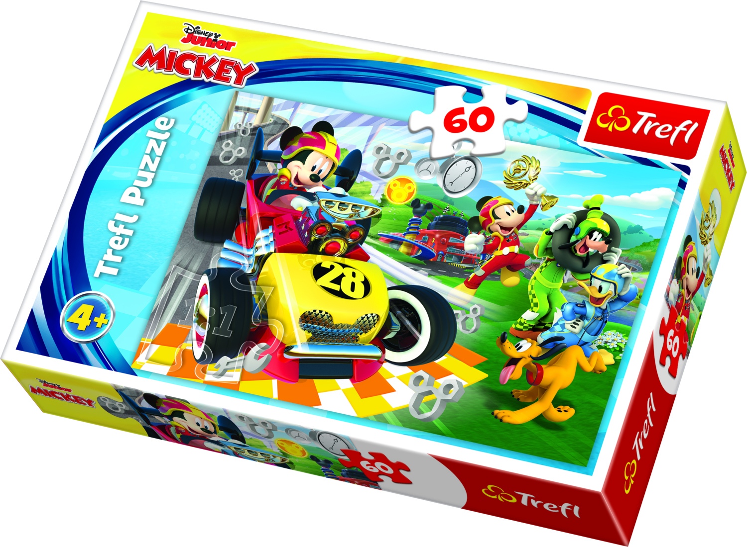 Trefl 60 Pièce Enfants Unisexe Mickey /& Minnie Mouse dans le jardin Jigsaw Puzzle Neuf