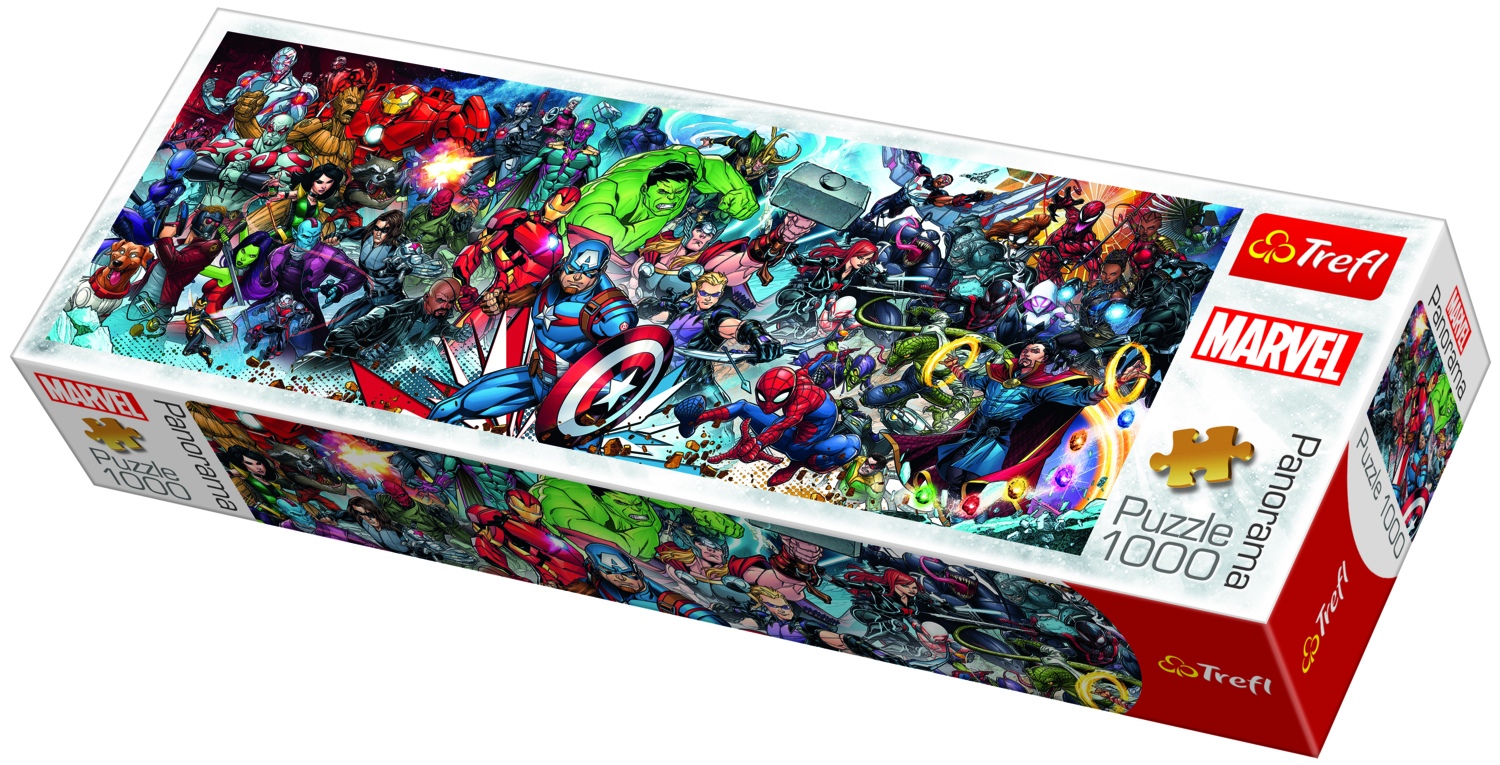 Trefl 1000 Piece Panorama Adult Large Join The Marvel