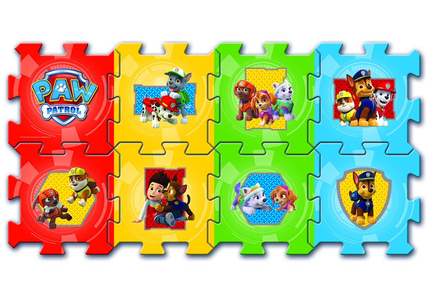 Trefl 8 Piece Baby Infant Soft Foam Mat PAW Patrol Team Floor Jigsaw