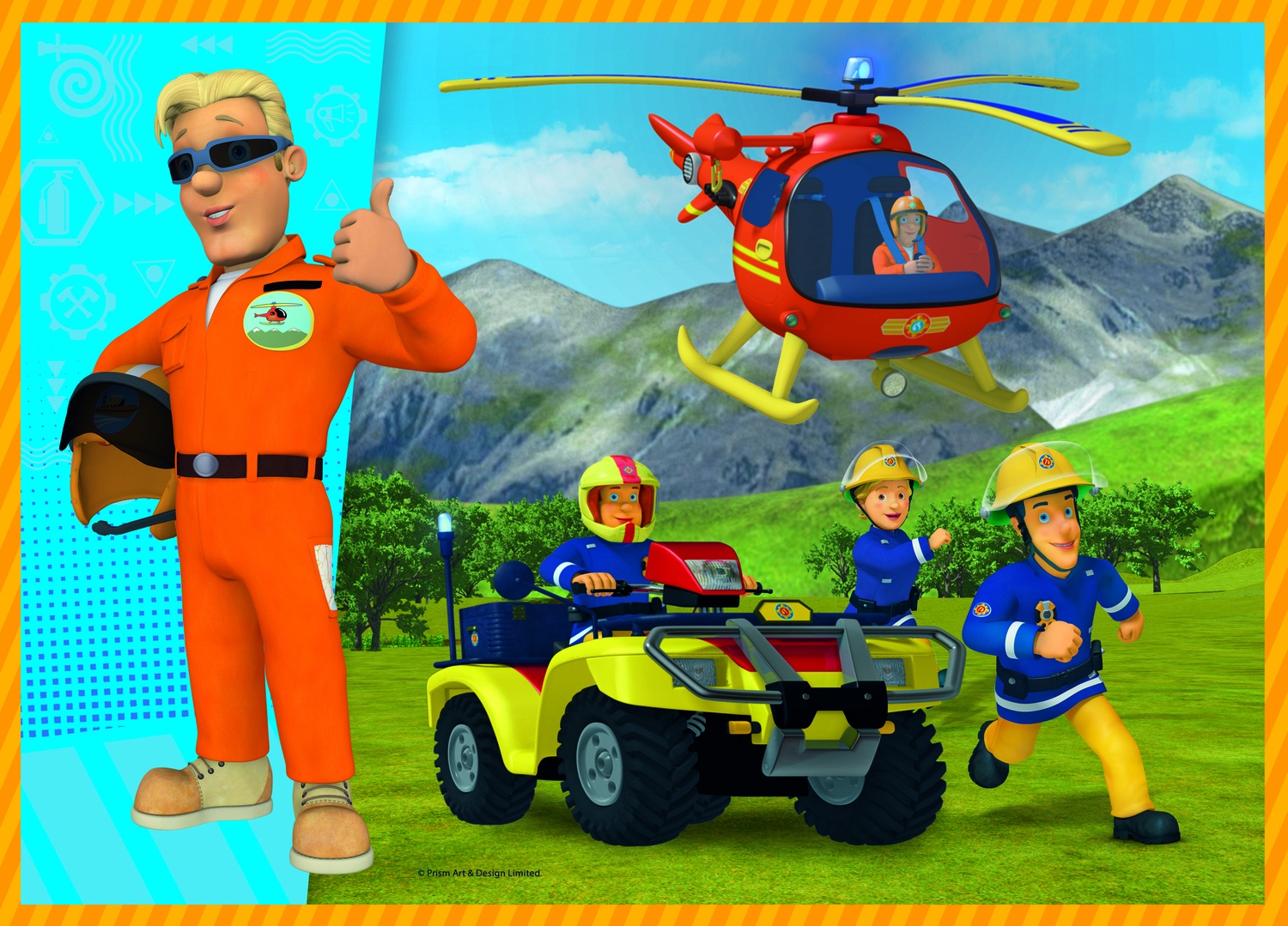 fireman sam wooden puzzle