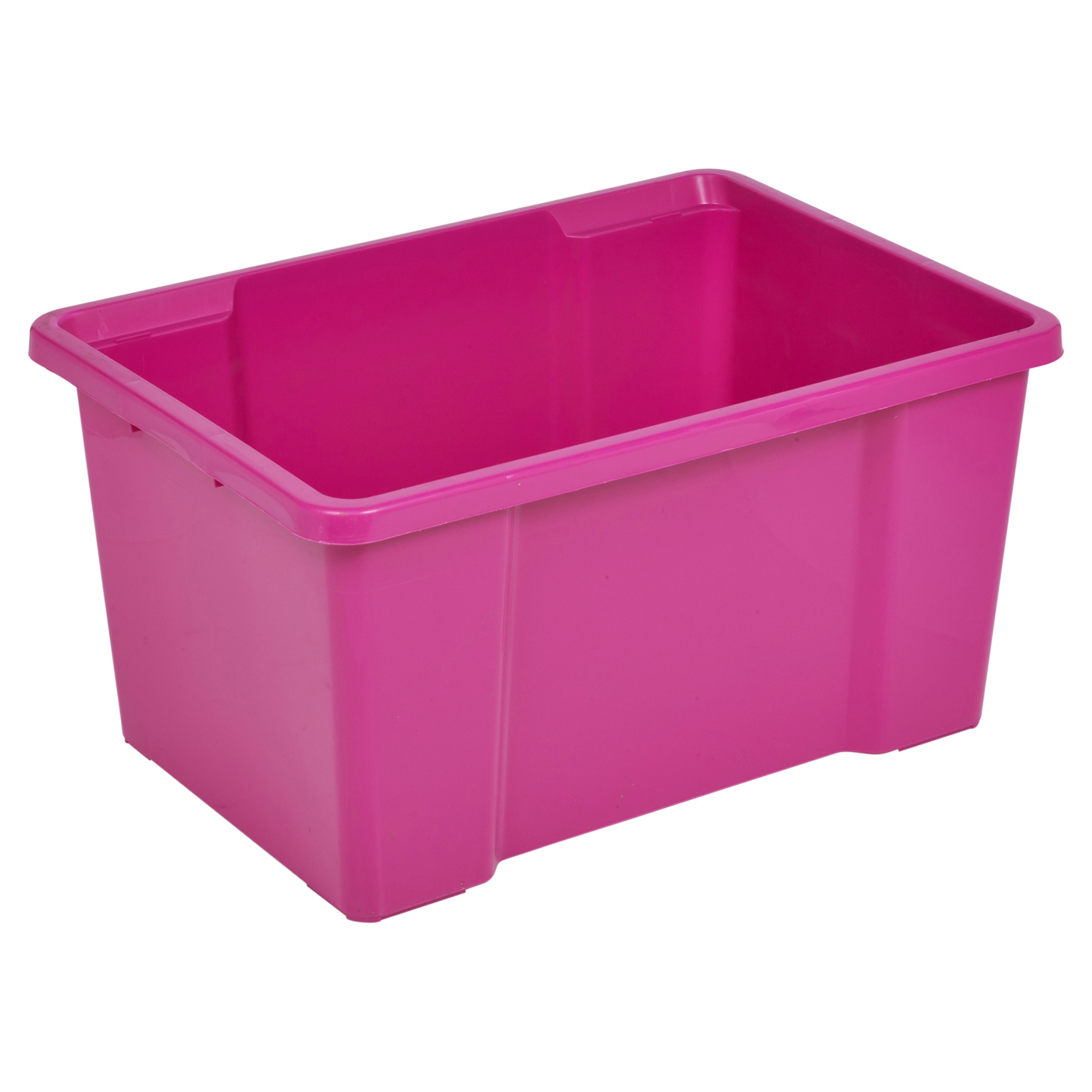 50 Litre Coloured Plastic Storage Boxes Set Clip Lid Quality Stackable ...