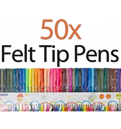 50x Felt Tip Pens [724164]