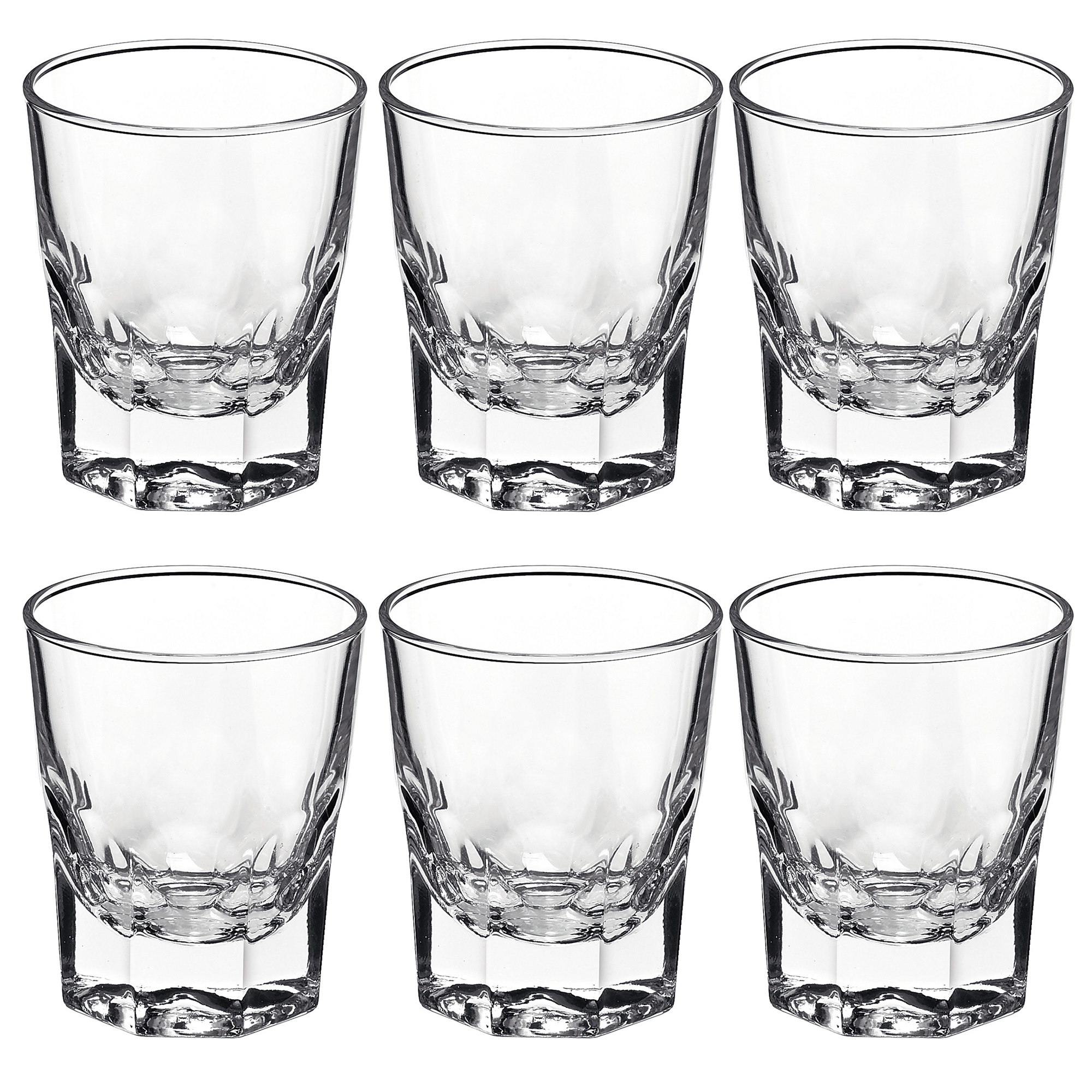 Set Of Bormioli Rocco Piemontese Liquer Shot Glasses Glassware Bar ...