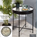 Table With Clock 63 x 63 x 70cm (948615)