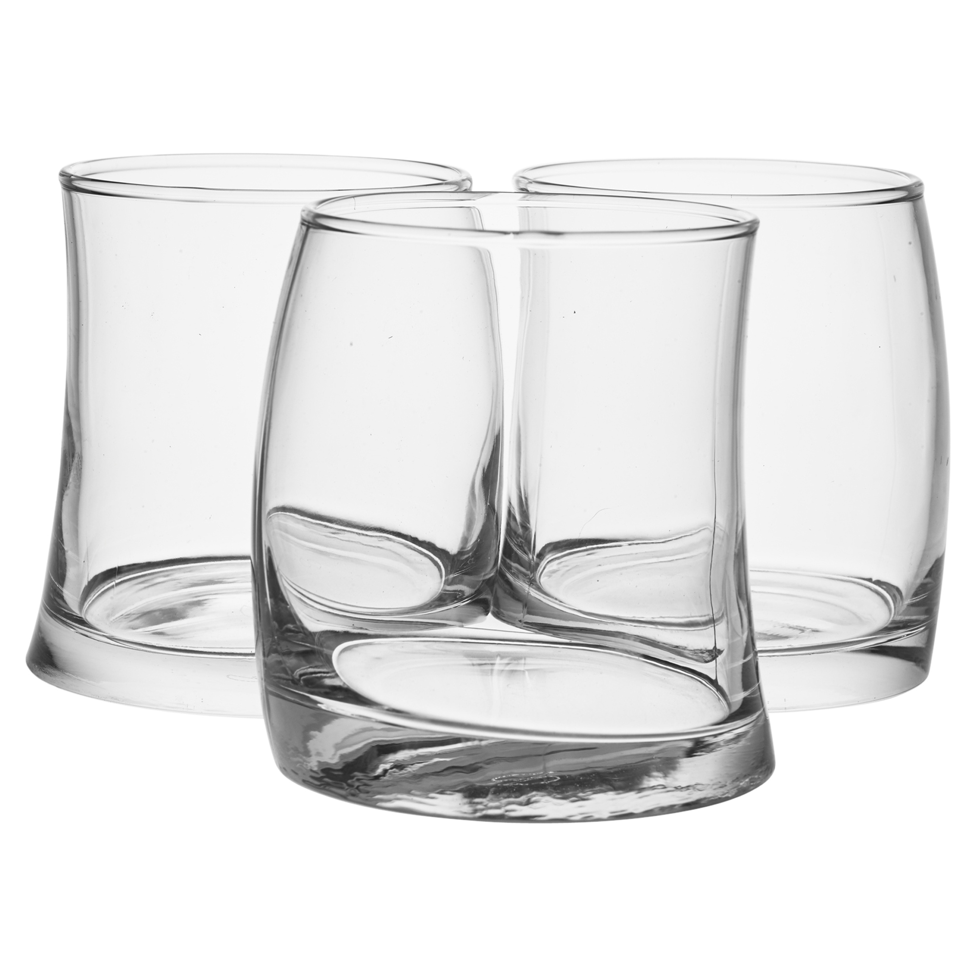 Pasabahce Whiskey Glasses Curved Edge Scotch Drinking Whisky Tumblers Xmas T Ebay 8856