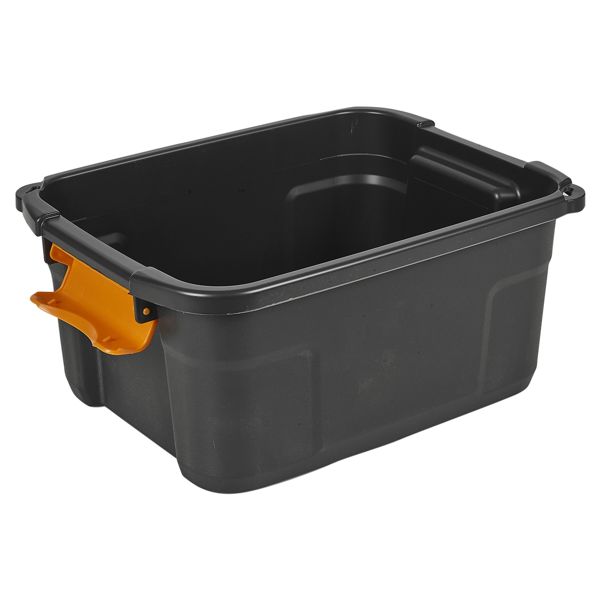 Heavy Duty Black Plastic Storage Box Lids & Handles Underbed Shoes