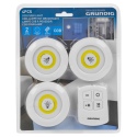 Grundig 3 PCS COB Push Light with Control [131917]