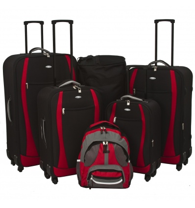 6 Travelight EVA 4 Wheel Spinner Suitcase Set