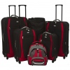 6 Travelight EVA 4 Wheel Spinner Suitcase Set