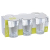 URBN-LIVING London 18 Piece Drinkware and Dessert Bowl Set