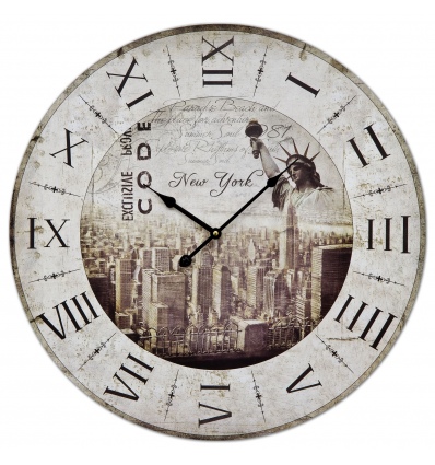 60cm Large Wall Clock [New York]