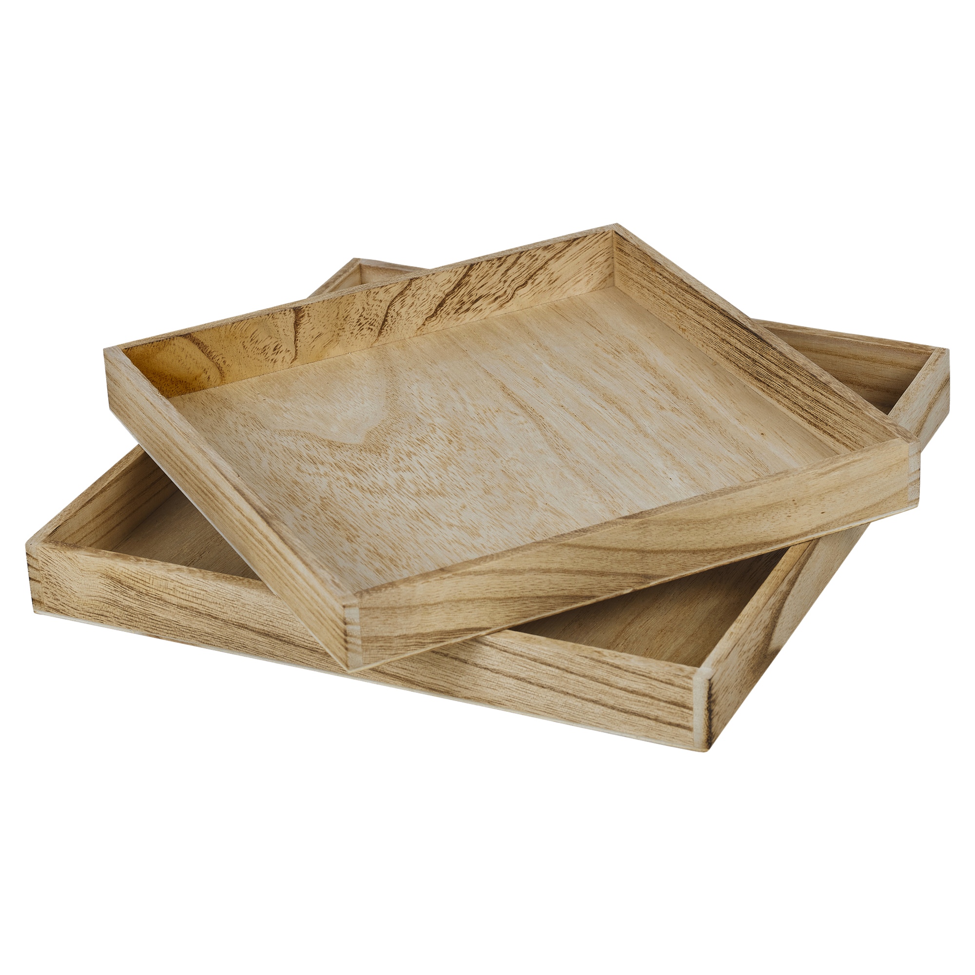 small wooden tea tray