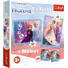 Puzzles - "2in1 + memos" - A mysterious land / Disney Frozen 2 [90814]