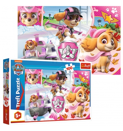 Puzzles - "100" - Skye in action / Viacom Paw Patrol [16368]