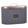 French Style Copper & Grey Tin Box