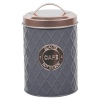 French Style Copper & Grey Tin Box