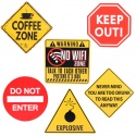 Decorative Road Signs 6 Design Ass [530719]