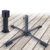 Steel Umbrella Base Grey [249979]