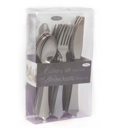 Cutlery Set 36 Piece Silver Look [878324]