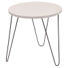 Metal Hairpin Leg & MDF Wood Top Side Table [430039]