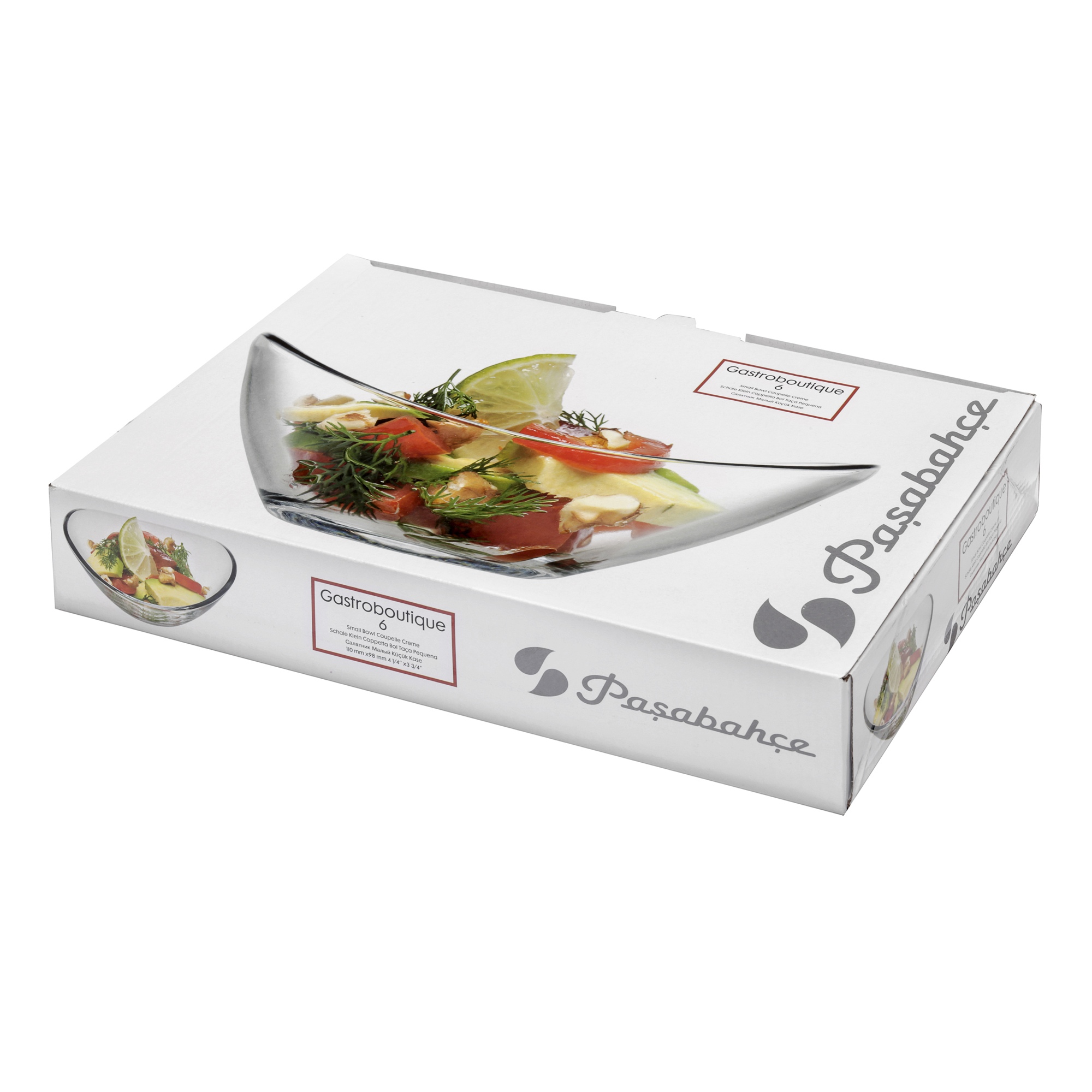 Buy Pasabahce Transparent Glass Gastro Boutique Bowls - Set of 6