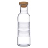 Single Hoop Glass Storage Bottle With Cork Lid [80352] [490758]