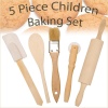 5pc Kids Wooden Baking Set [449913]