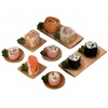 Sets of 24 or 30 Wooden Amuse  Plates