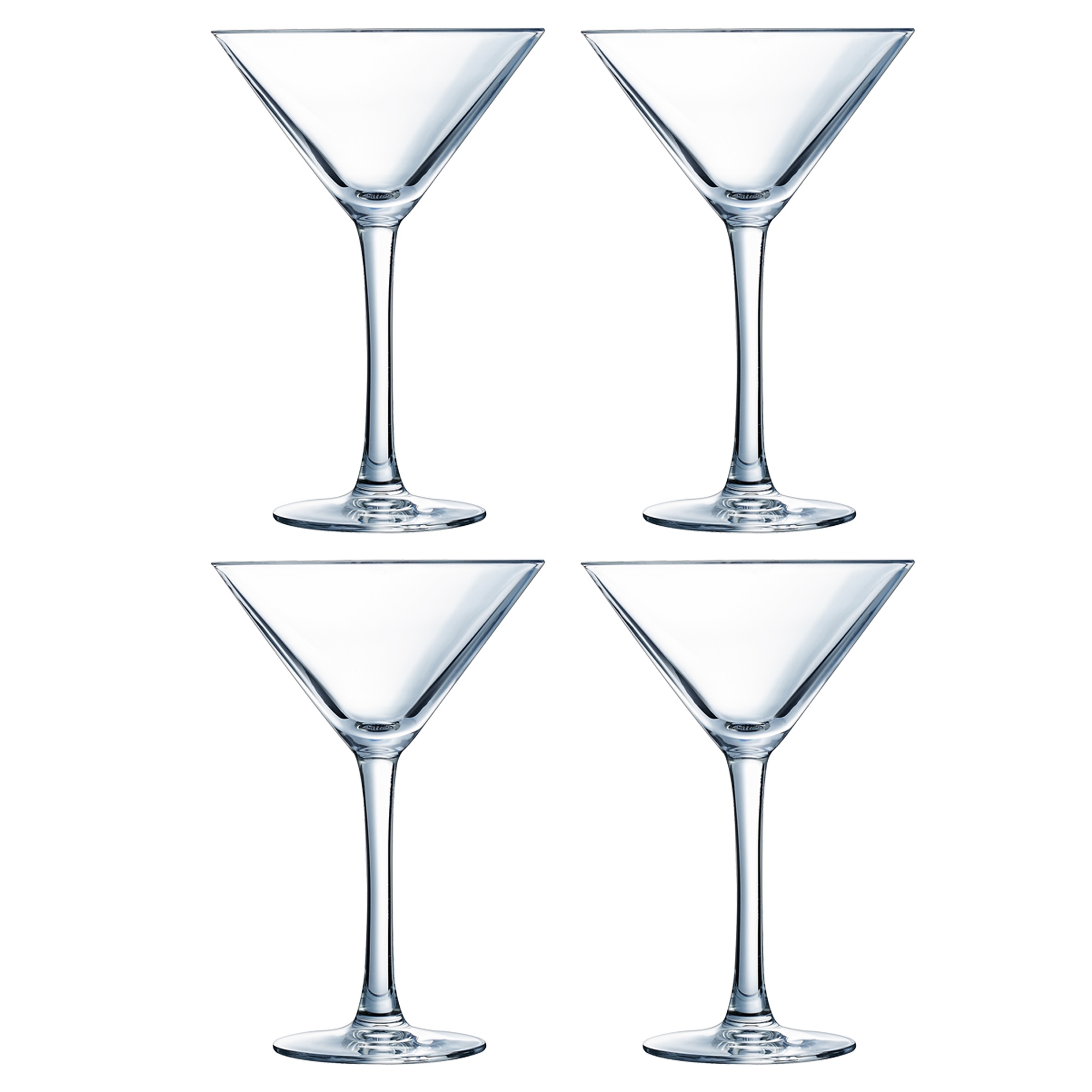 Eclat Cristal D Arques 210ml Crystal Martini Cocktail Drinking Glasses T Box Ebay
