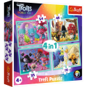 Puzzles - "4in1" - Troll's concert tour / Universal Trolls World Tour [34336]