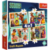 Puzzles - "4in1" - Scooby Doo and friends / Warner Scooby Doo - Scoob Movie [34340]