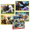 Puzzles - "4in1" - How to Train Your Dragon / Universal How to Train Your Dragon [34341]