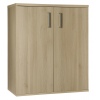 Two Door Three Shelf Cabinet - Acacia [8052/81]