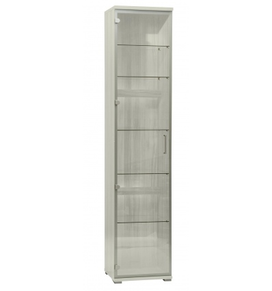 Tall Glass Display Cabinet - White [8012/66]