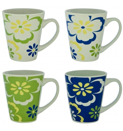 Floral Sketch Design Mug Set [517339]